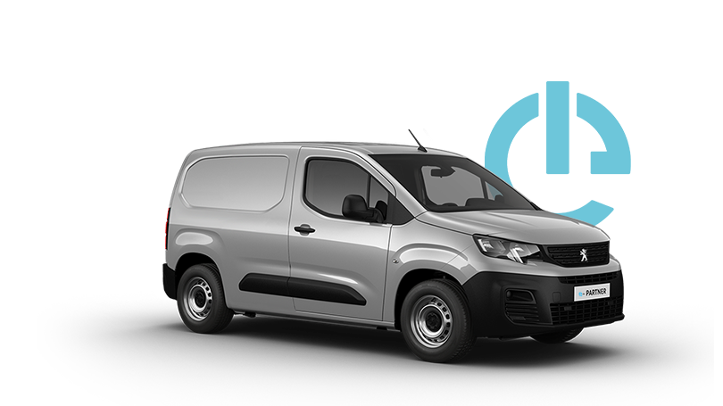 Peugeot Partner finns med diesel eller som 100 % elektrisk